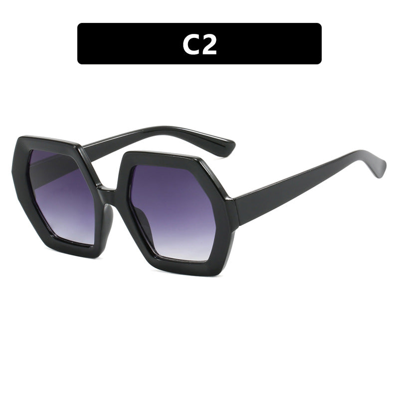 Damen innovative hexagonale Sonnenbrille Brehn
