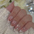 Kunstnagelset mit elegantem Blumen- und French-Tip-Design Brehn
