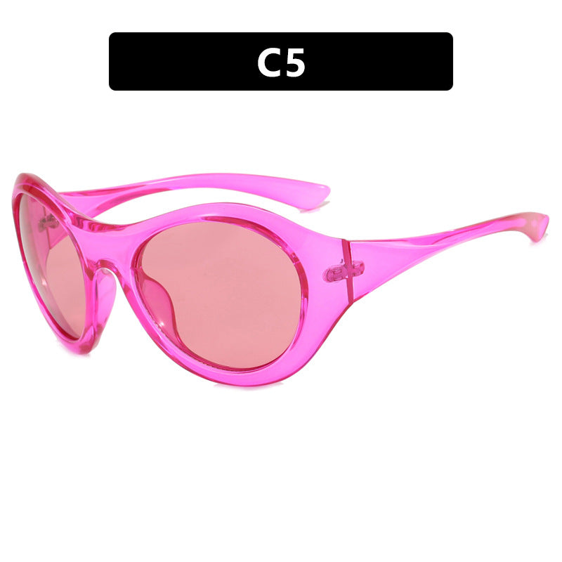 Damen Retro-inspirierte Sonnenbrille mit oversized Rahmen und schützenden Gläsern Brehn