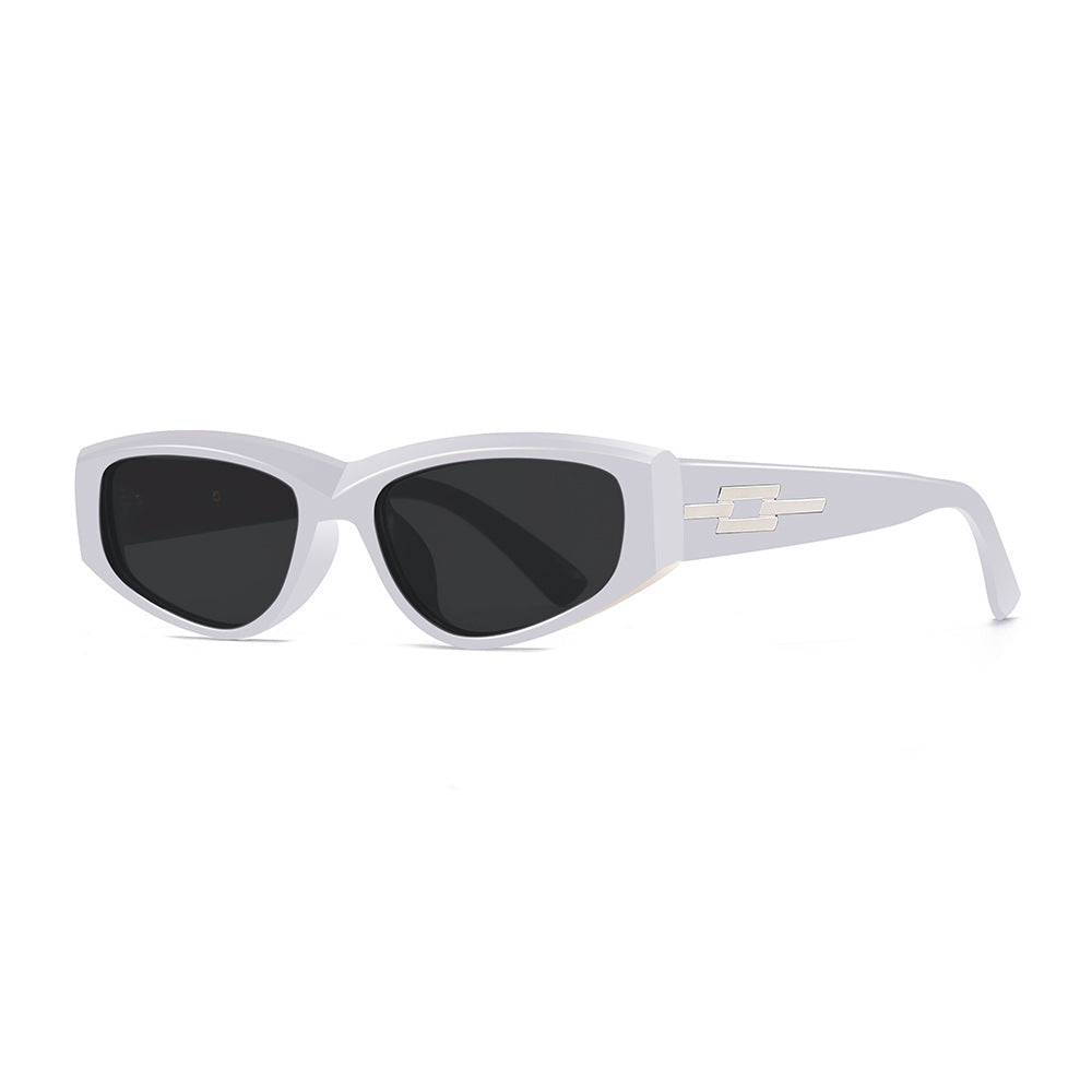 Damen Cat-Eye Sonnenbrille mit hochwertigem transparenten Rahmen und UV-Schutz Brehn