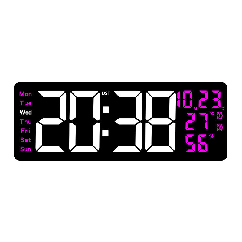Digitale Wanduhr Brehn