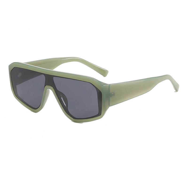 Damen Modische Oversized-Sonnenbrille im futuristischen Design Brehn