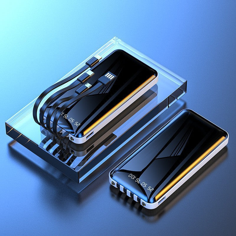 Vielseitige Powerbank mit Schnellem Ladeanschluss und Digitaler Anzeige Brehn