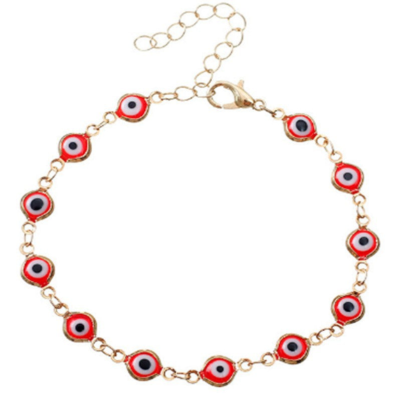 Dekorativer böser Blick Charme Armband Brehn