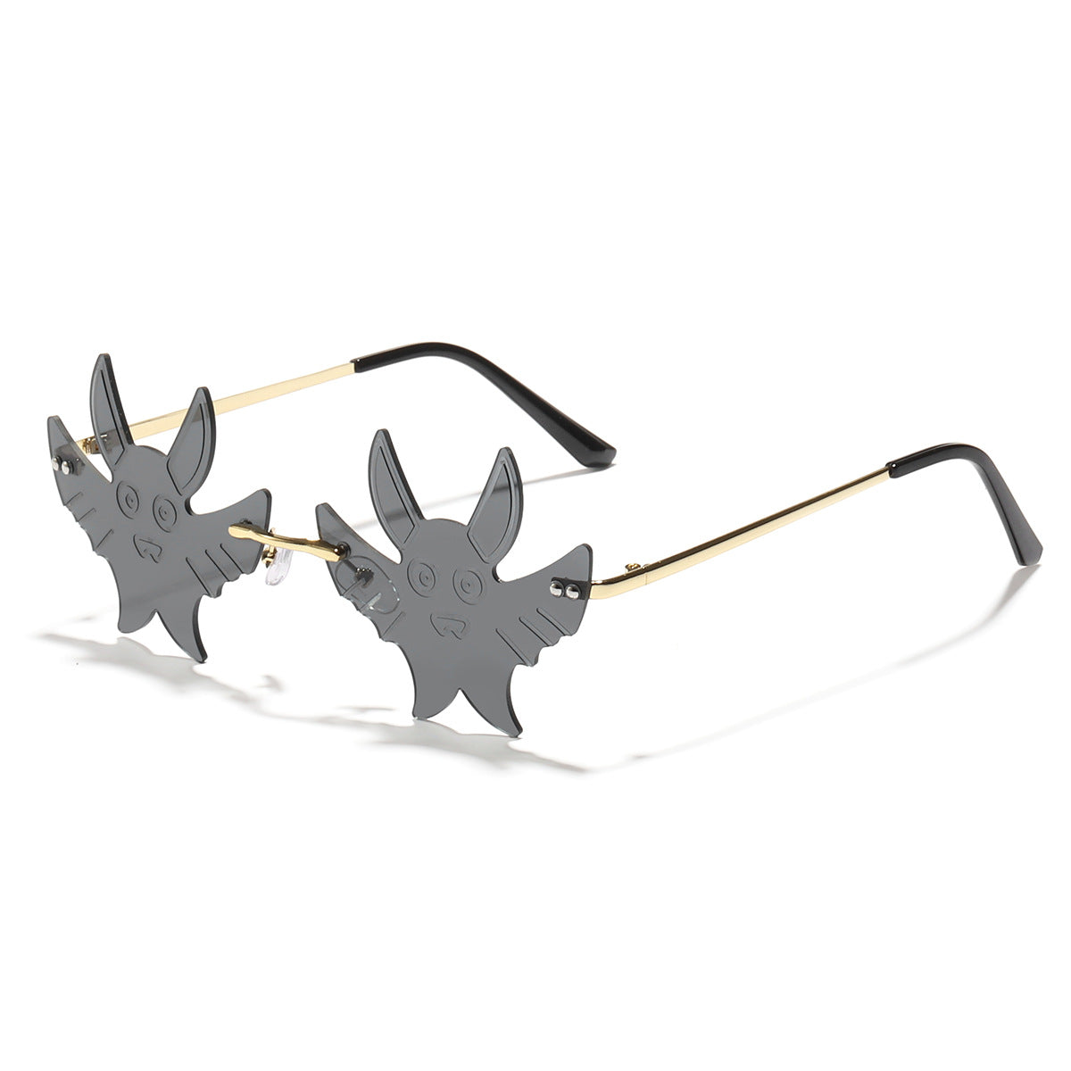 Damen ausgefallene Sonnenbrille mit tierischem Design Brehn