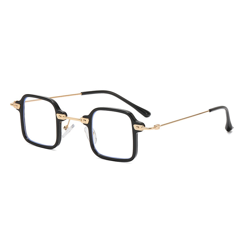 Damen geometrische Sonnenbrille mit stylischem Metallrahmen Brehn