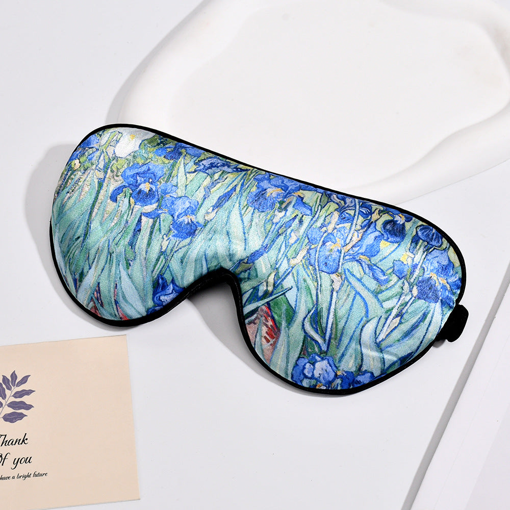 Unisex nan weiche ergonomische Schlafmaske mit konturierter Augenpartie und verstellbarem Elastikband Brehn