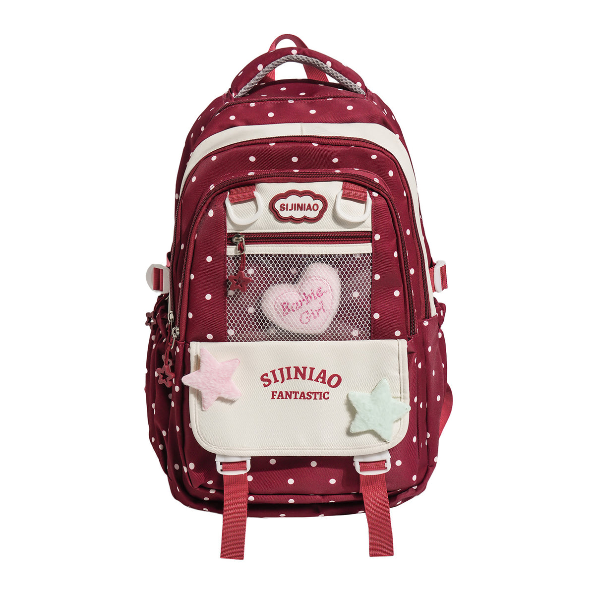 Stylische Pünktchen Schultasche Brehn