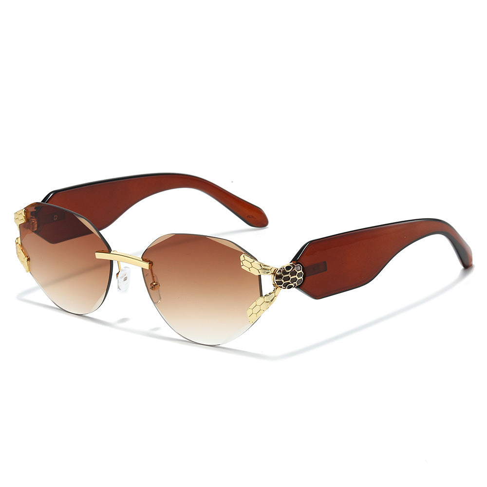 Elegante Katzenaugen-Sonnenbrille mit einzigartigem Design Brehn