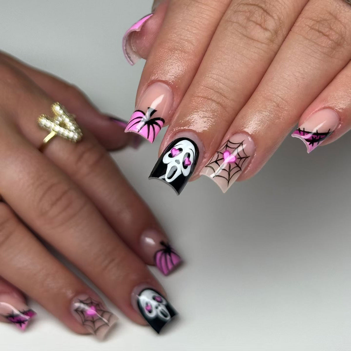 Halloween-Themen Press-On Nagel Set Brehn