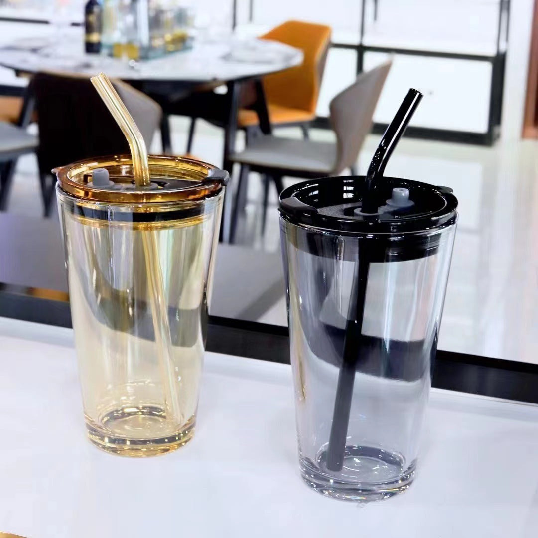 Damen Wiederverwendbarer Trinkbecher mit hochwertigem Silikonüberzug Brehn