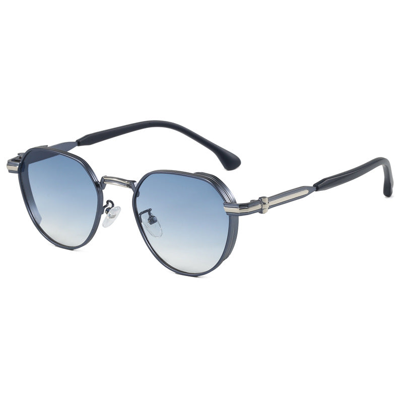 Damen geometrische Sonnenbrille im modernen Design Brehn