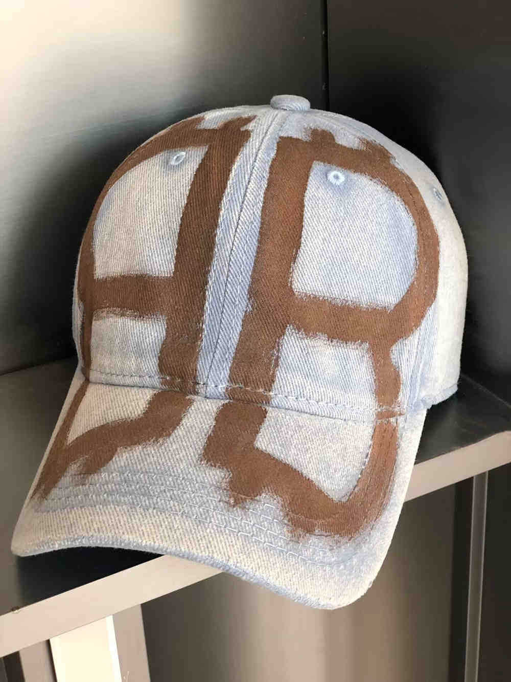 Unisex Vintage-inspirierte distressed Baseballkappe Brehn