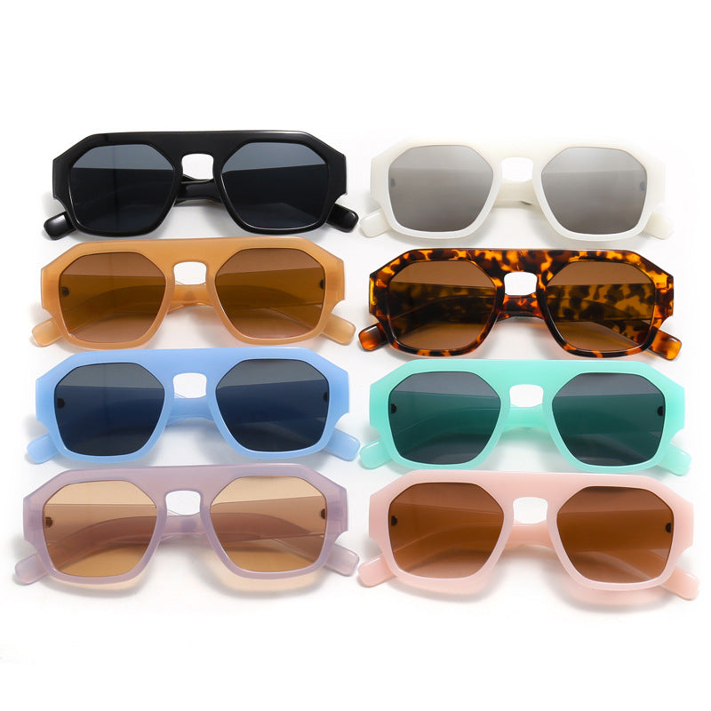 Damen modische geometrische Sonnenbrille Brehn