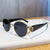 Damen elegante Sonnenbrille mit luxuriösem Metallrahmen und verspiegelten Gläsern Brehn