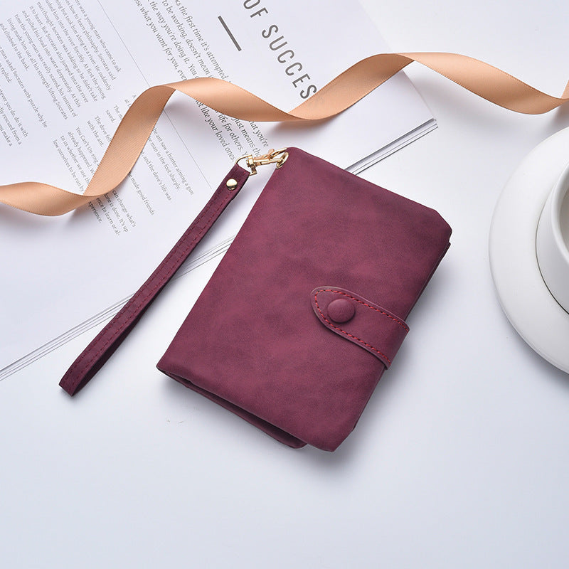 Kompakte Kunstleder Clutch Geldbörse Brehn