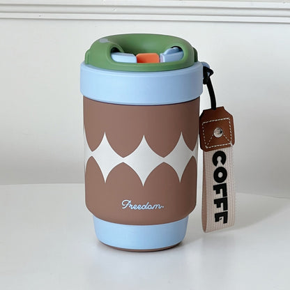 Damen Isolierte Kaffeetasse mit praktischem Verschlussmechanismus Brehn