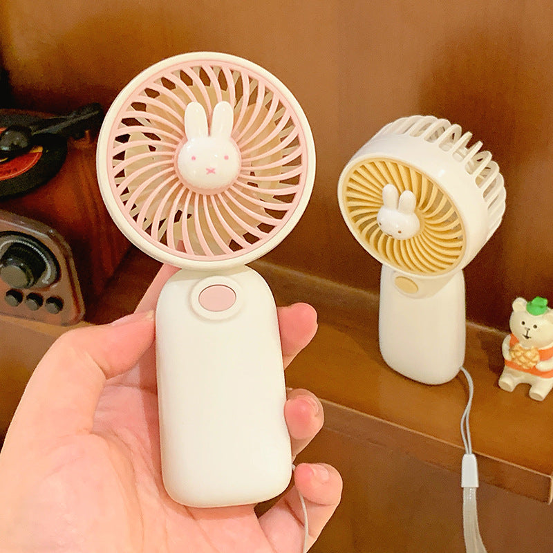 Tragbarer Mini Ventilator mit Niedlichem Hasenmotiv Brehn