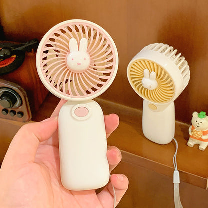 Tragbarer Mini Ventilator mit Niedlichem Hasenmotiv Brehn
