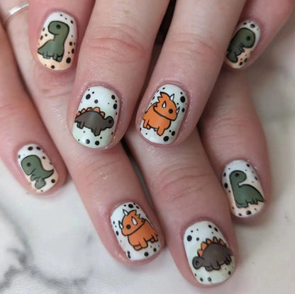 Dinosaur-themed Nagelkunst Set Brehn