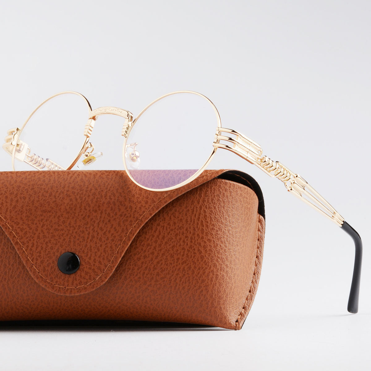 Damen Künstlerische Rundbrille Brehn
