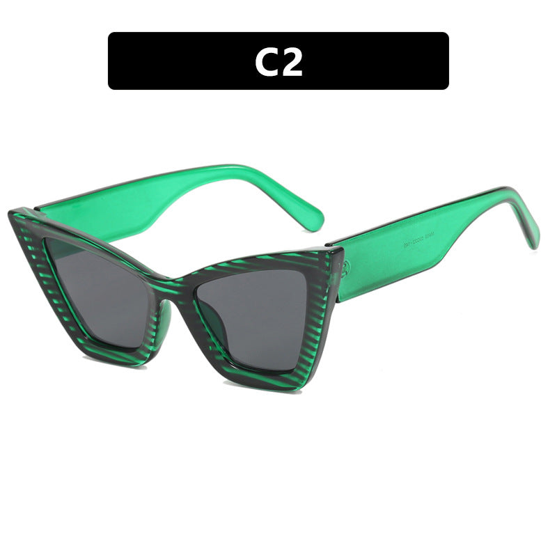 Damen Cat-Eye Sonnenbrille mit eleganten Linse und UV-Schutz Brehn