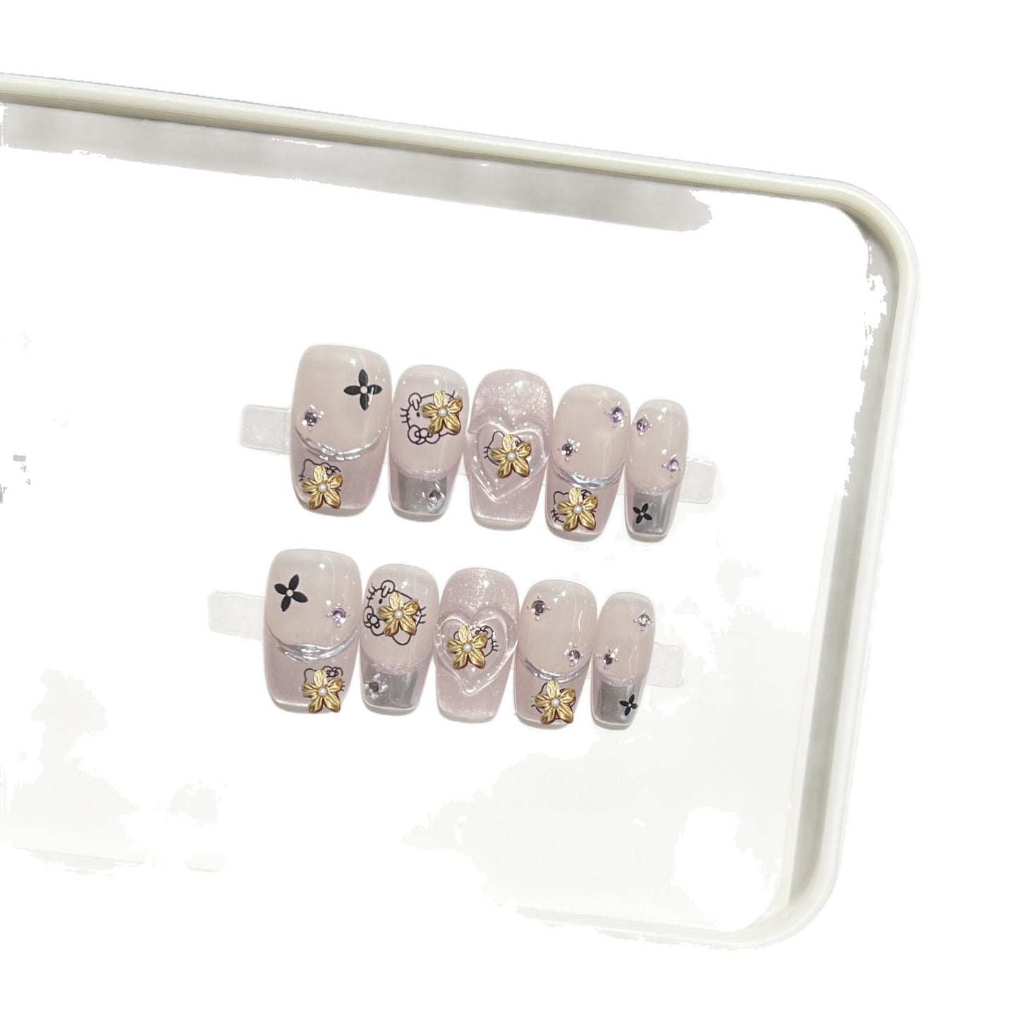 Themen-Press-On-Nail-Art Brehn