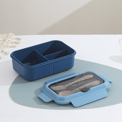 Multi-Compartment Bento Lunchbox mit integrierten Besteck