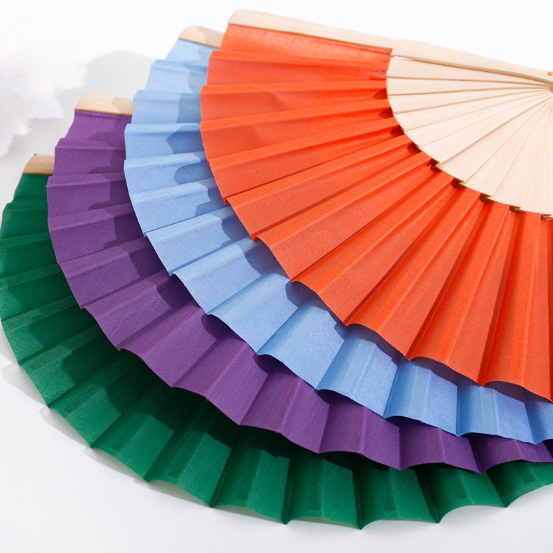 Damen handgefertigter Fächer aus atmungsaktivem Material mit elegantem Design Brehn