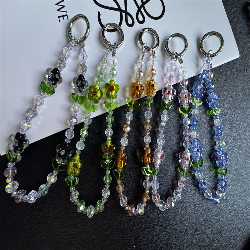 Floral Perlen Schlüsselanhänger Kette Brehn