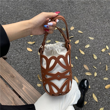 WoElegant gemusterte Kordelzugtasche Brehn