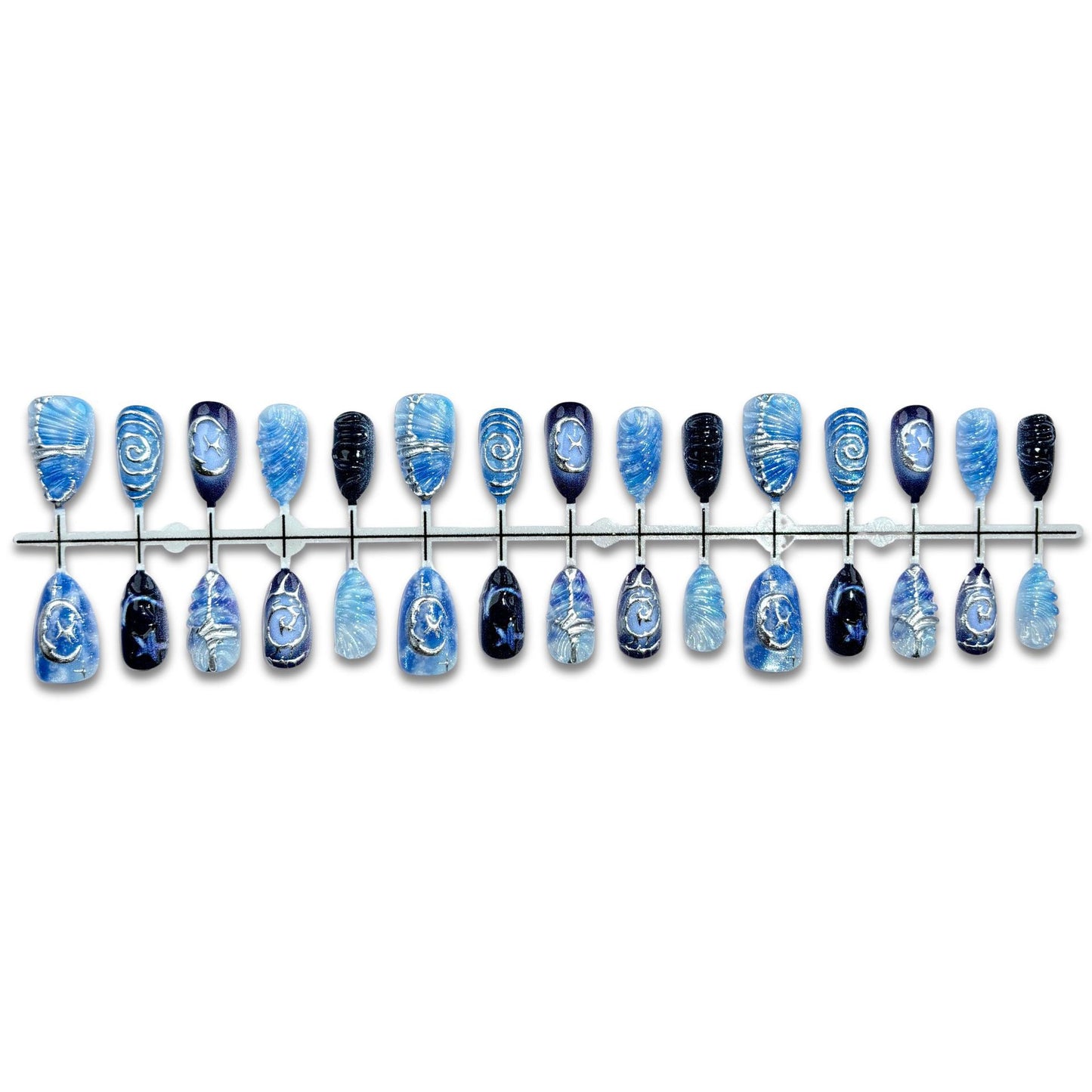 Premium dekorierte Nagelkunst Tipps Brehn