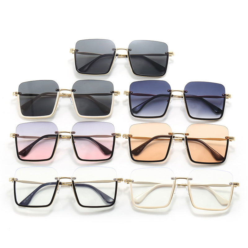 Damen oversized Sonnenbrille mit elegantem Geometrie-Rahmen Brehn