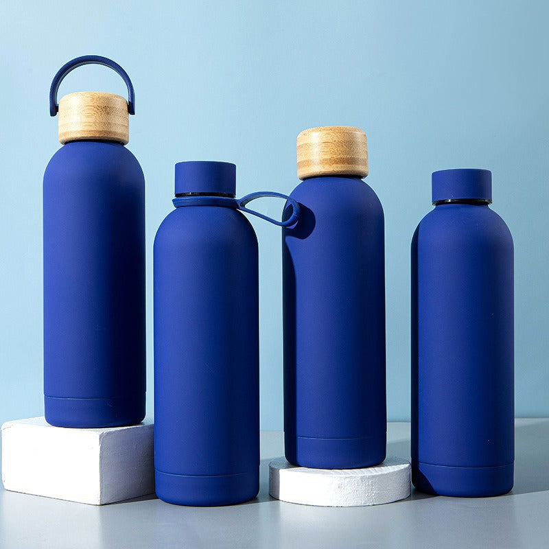 Damen stilvolle Edelstahl-Trinkflasche mit innovativem Verschluss Brehn
