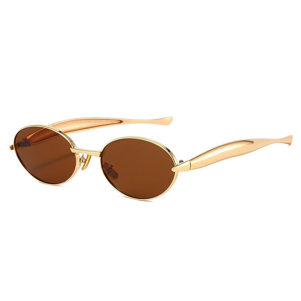 Elegante ovale Rahmen-Sonnenbrillen Brehn