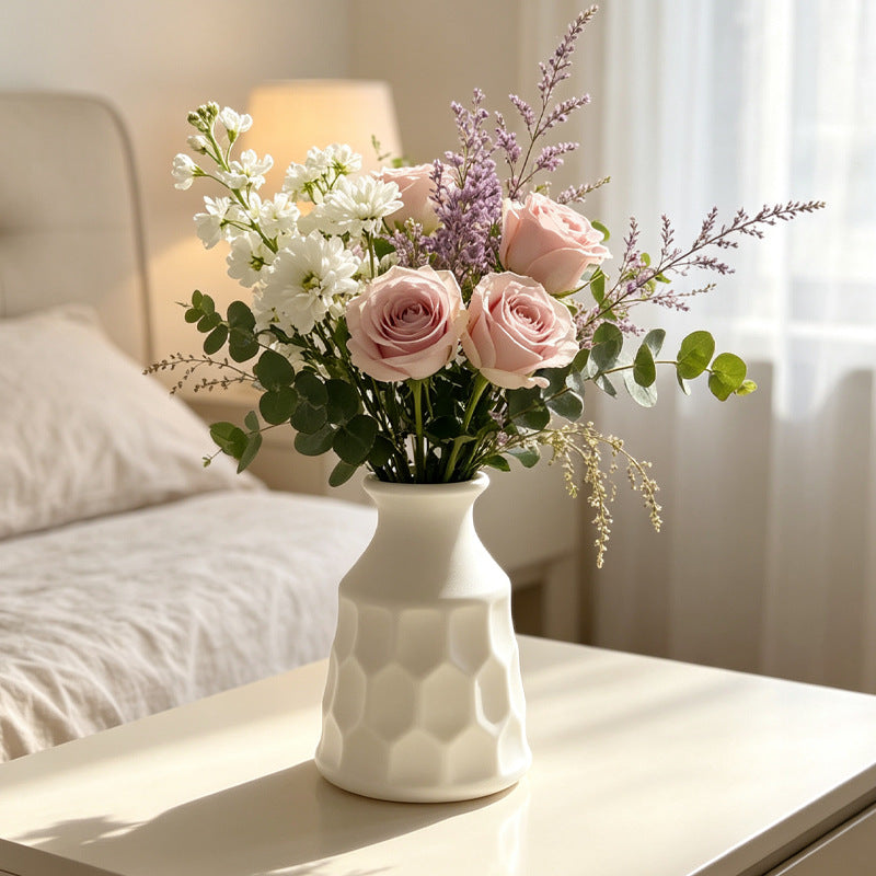 Wabenkissen Texturierte Dekorative Vase Brehn