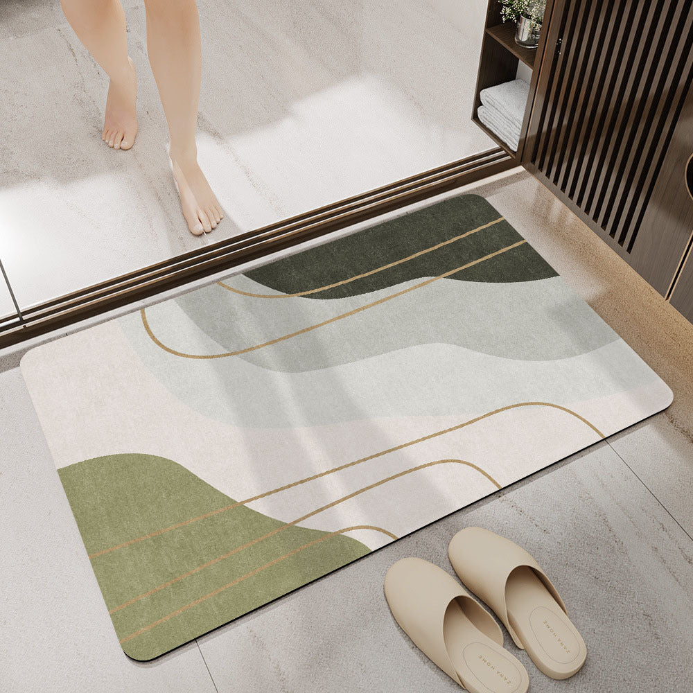 Stylish Modern Badezimmermatte Brehn