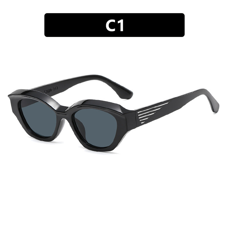 Damen Cat-Eye Sonnenbrille mit markantem Rahmen und UV-Schutz Brehn
