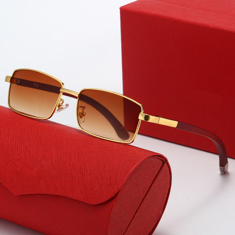 Damen modische Sonnenbrille mit stylischem Metall- und Kunststoffrahmen Brehn