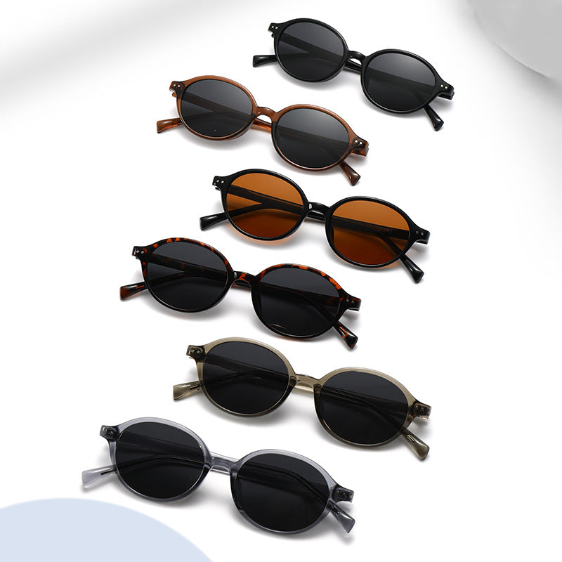 Damen runde Sonnenbrille im stilvollen Retro-Design Brehn