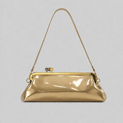 Elegante Lackleder Abendhandtasche