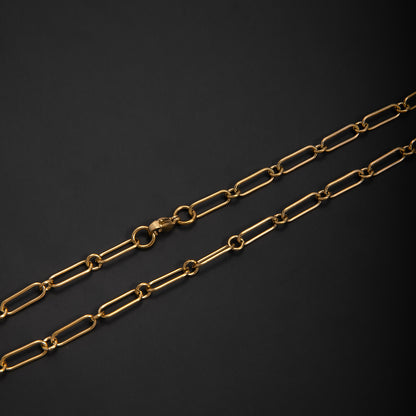Elegante offene Gliederkette Halskette Brehn