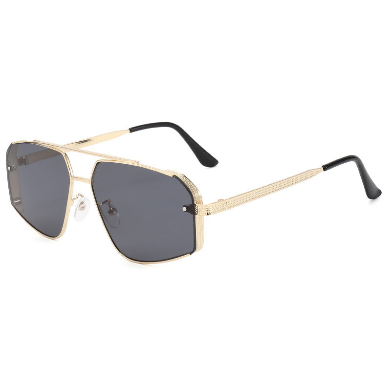 Oversized geometrische Rahmen Sonnenbrillen Brehn