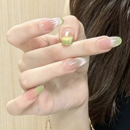Trendy Ombre Nagelkunstverlängerungen Brehn