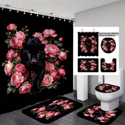 Herbstblätter digitales Badezimmer-Set Brehn