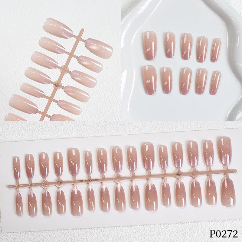 Gradient Shimmer Press-On Nagelkunst Brehn