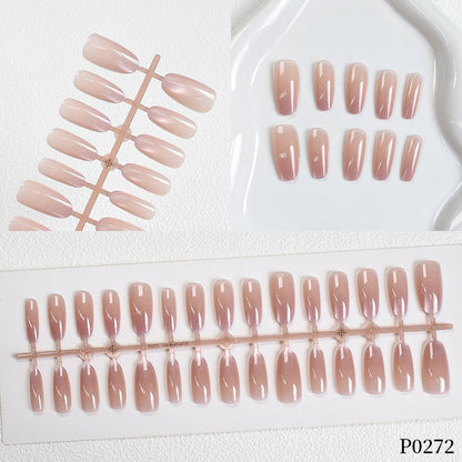 Gradient Shimmer Press-On Nagelkunst Brehn