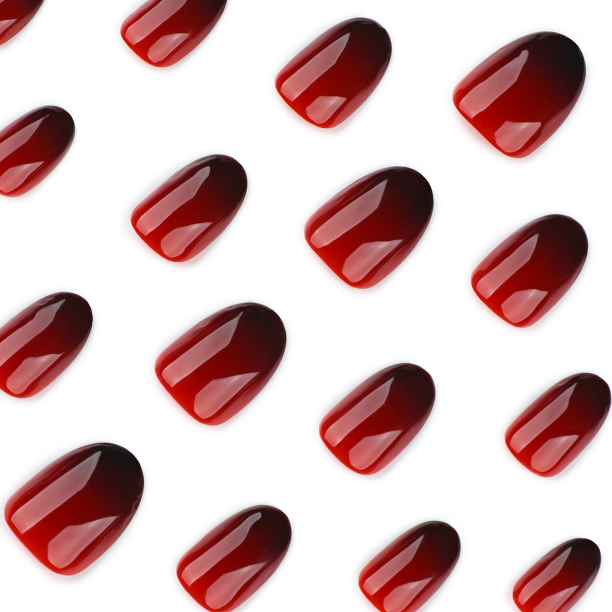 Künstliche Nagelkunst mit elegantem Ombre-Effekt Brehn