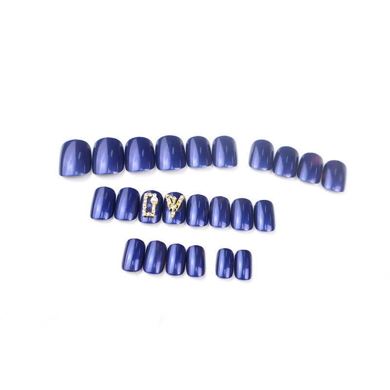 Premium dekorative Press-On Nail Set Brehn
