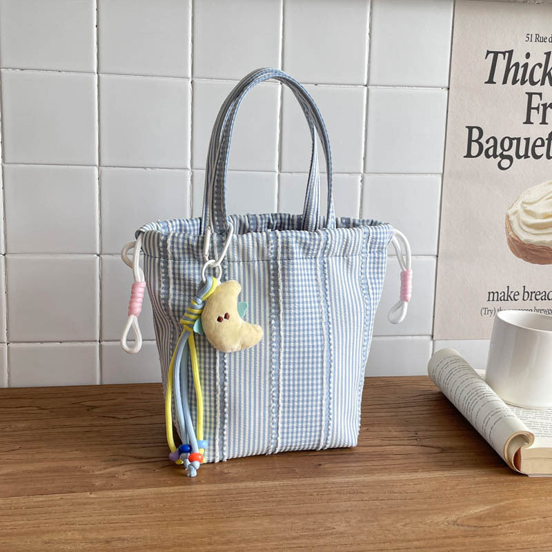 WoDrawstring Utility Tote Bag Brehn